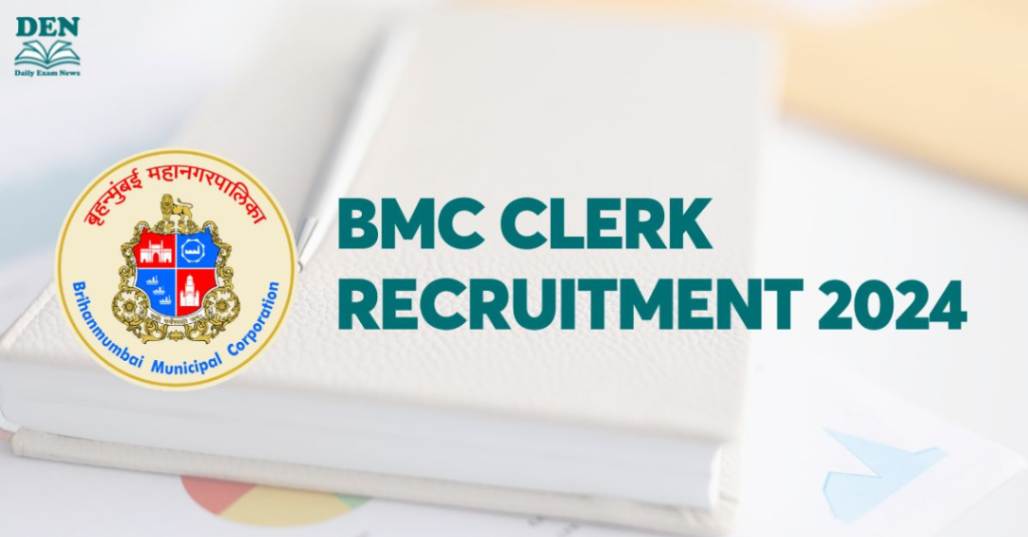 BMC Clerk Recruitment 2024, Apply for 1846 Posts Here!