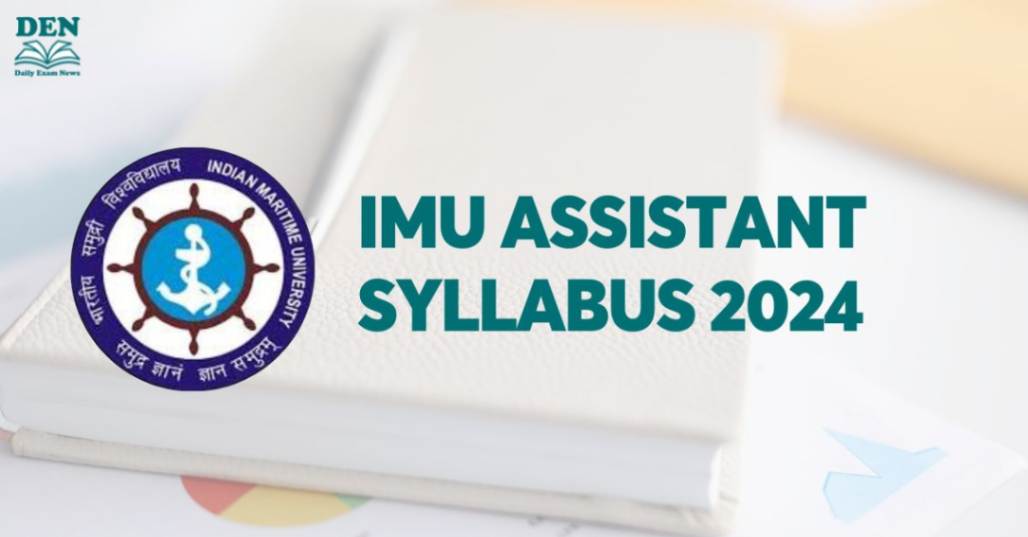 IMU Assistant Syllabus 2024