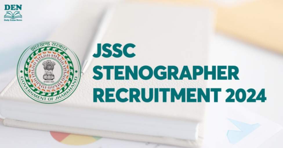 JSSC Stenographer Recruitment 2024