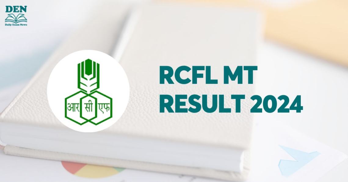 RCFL MT Result