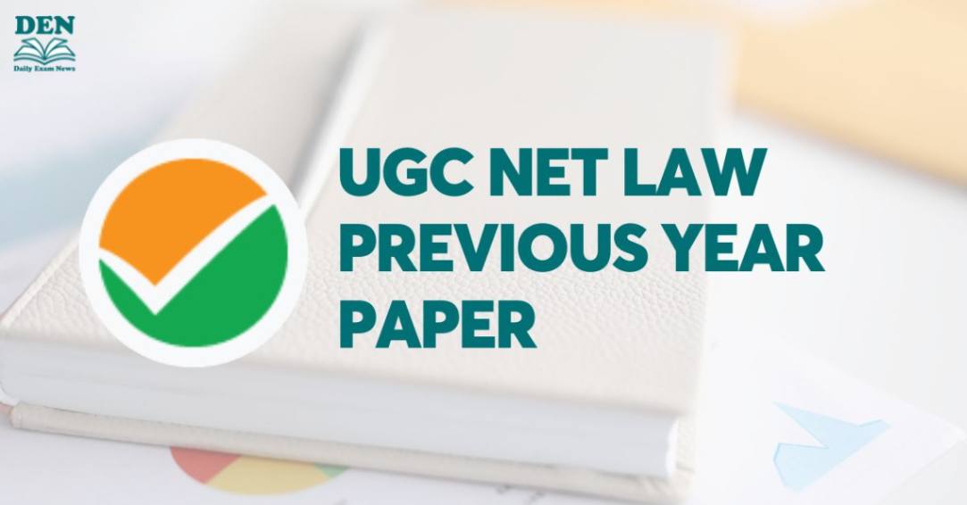 UGC NET Law Previous year Paper