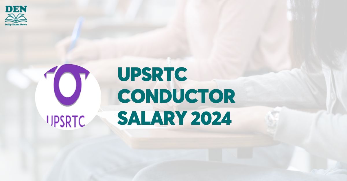 UPSRTC Conductor Salary