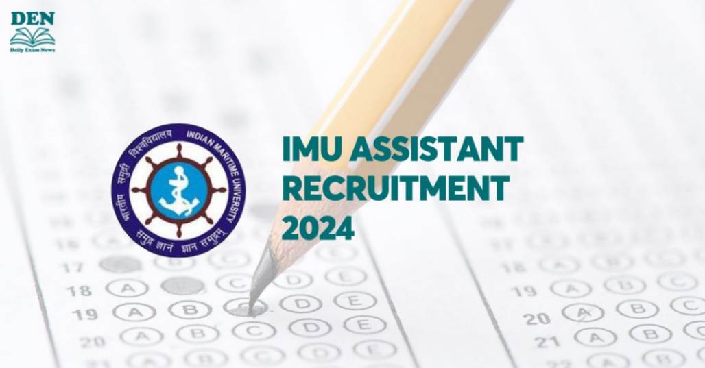 IMU Assistant Recruitment