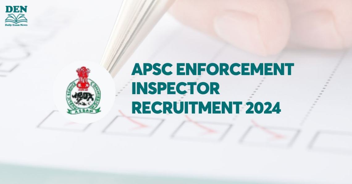 APSC Enforcement Inspector Recruitment