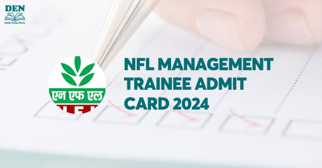 NFL Management Trainee Admit Card