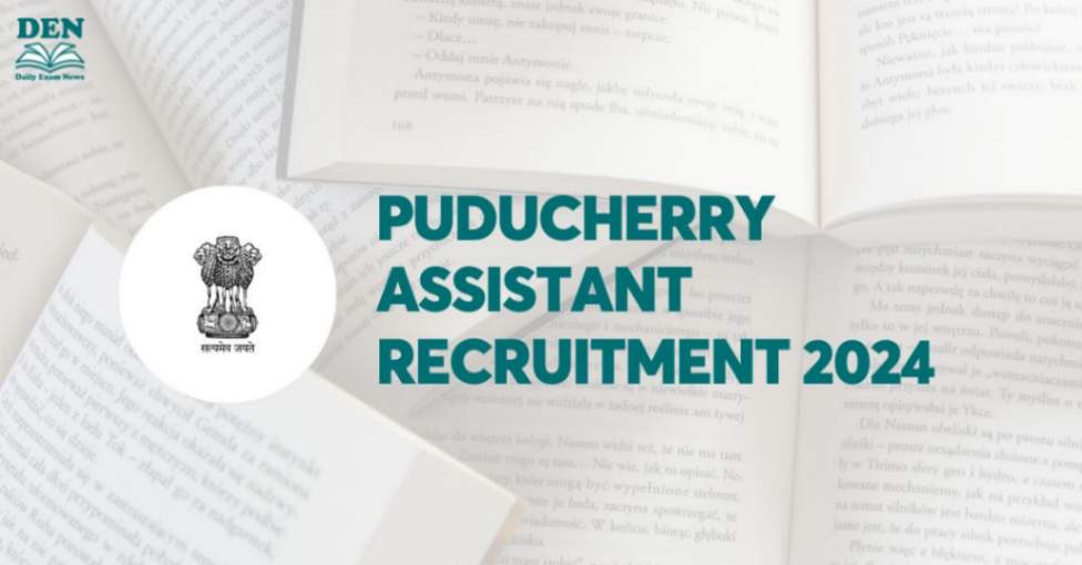 Puducherry Assistant Recruitment