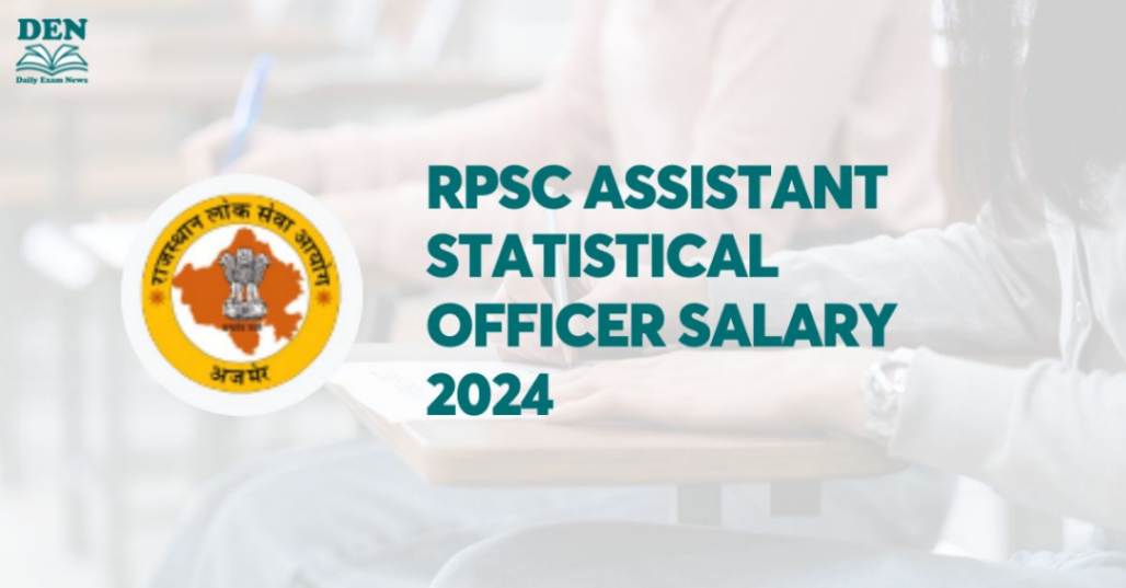 RPSC Assistant Statistical Officer Salary