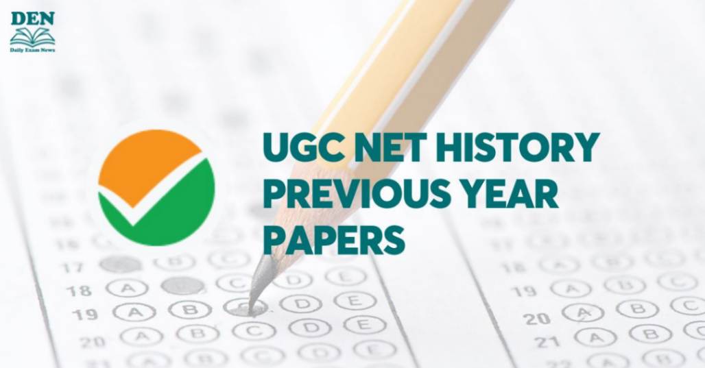 UGC NET History Previous Year Papers