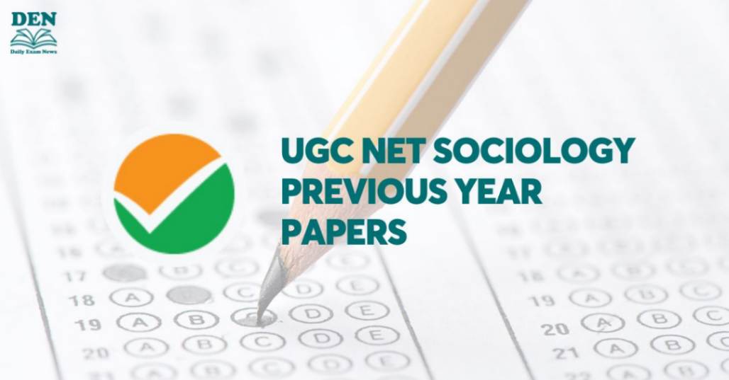 UGC NET Sociology Previous Year Papers