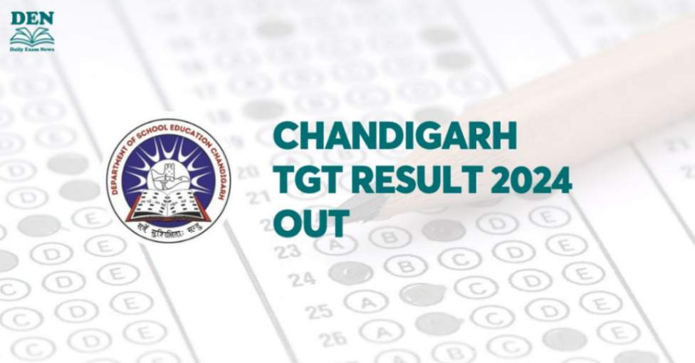 Chandigarh TGT Result