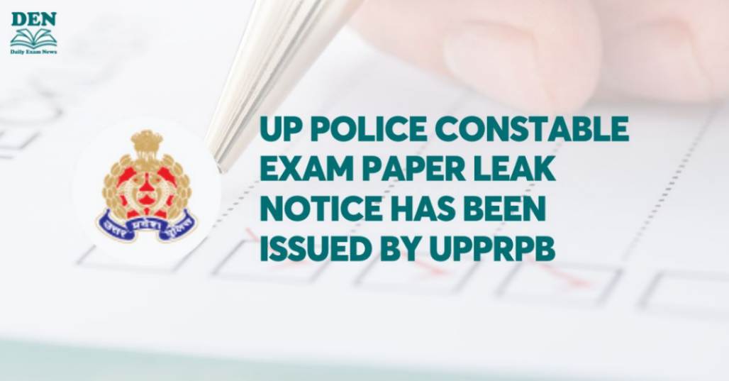 UP Police Constable Exam