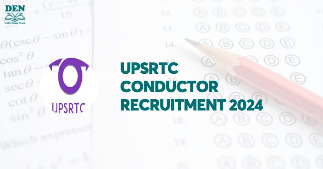 UPSRTC Conductor Recruitment