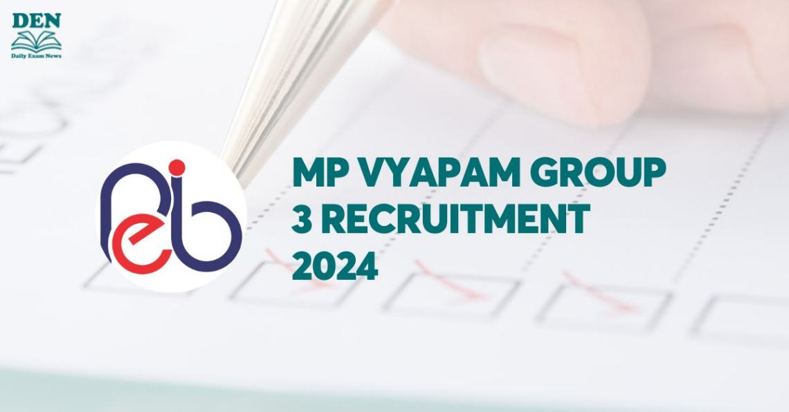 MP Vyapam Group 3 Recruitment