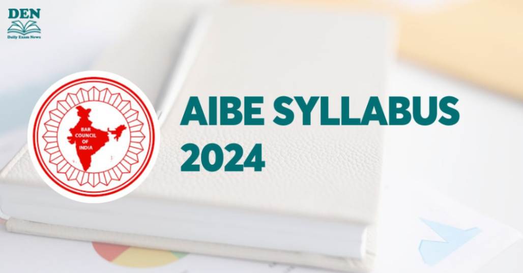 AIBE Syllabus 2024