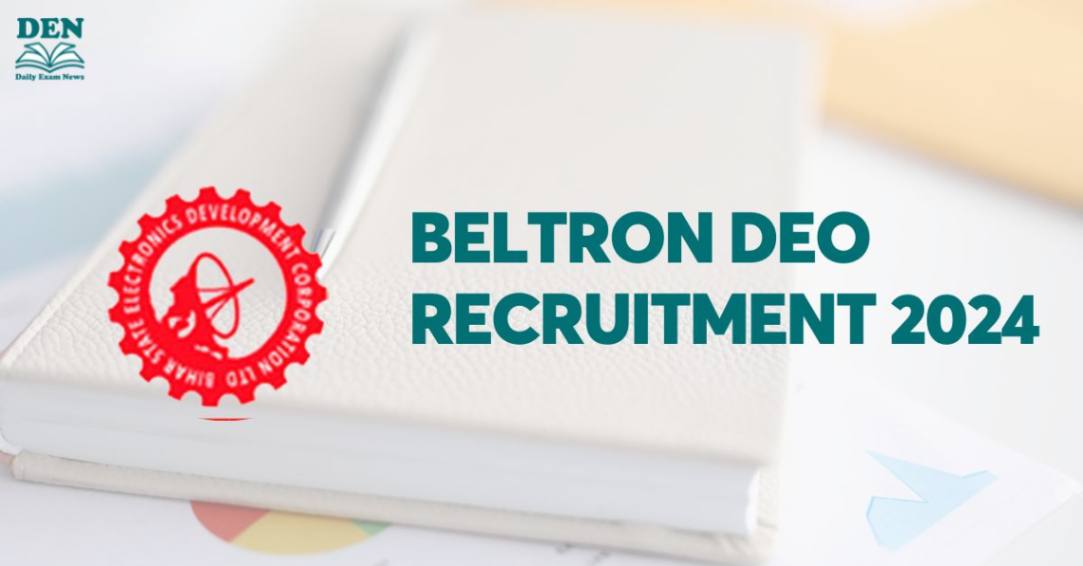 BELTRON DEO Recruitment 2024