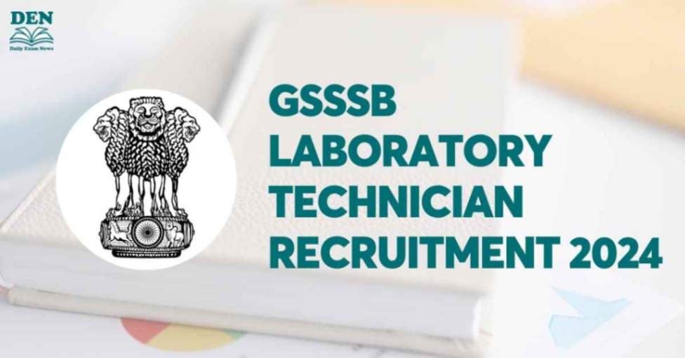 GSSSB Laboratory Technician Recruitment 2024