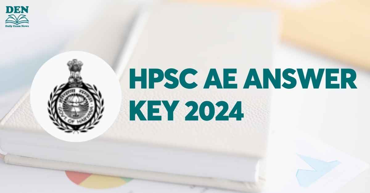 HPSC AE Answer Key 2024