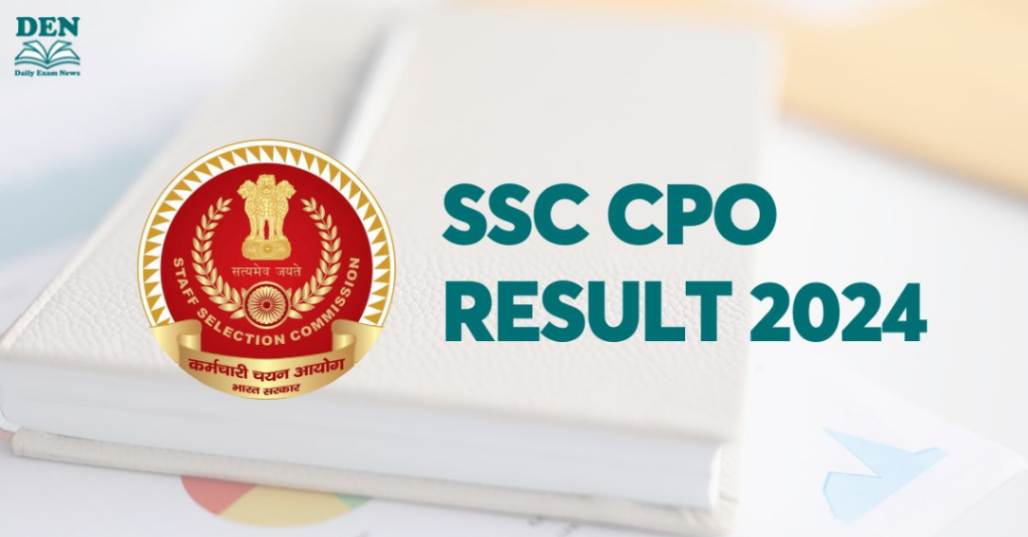 SSC CPO Result 2024