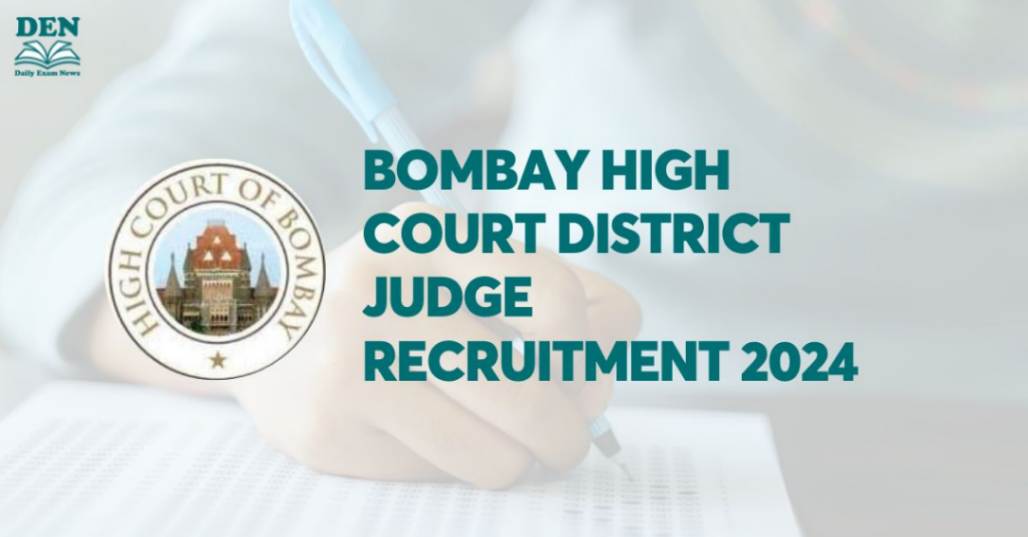 Bombay High Court District Judge Recruitment