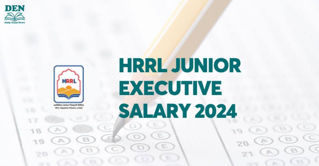 HRRL Junior Executive Salary