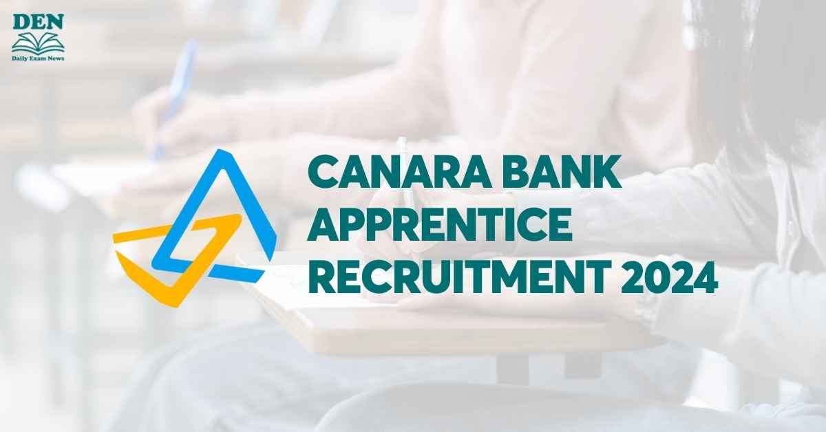 Canara Bank Apprentice Recruitment