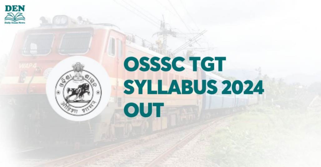 OSSSC TGT Syllabus