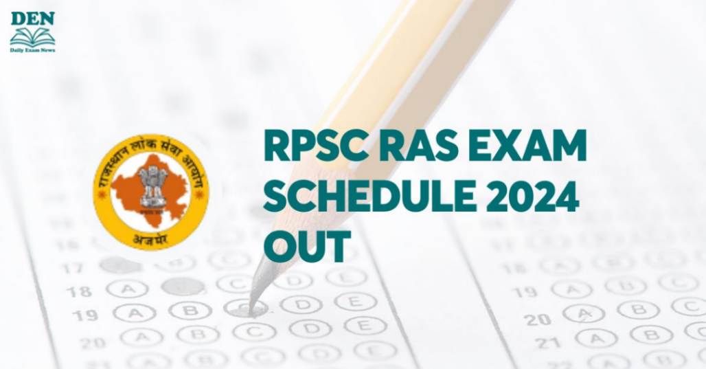 RPSC RAS Exam Schedule