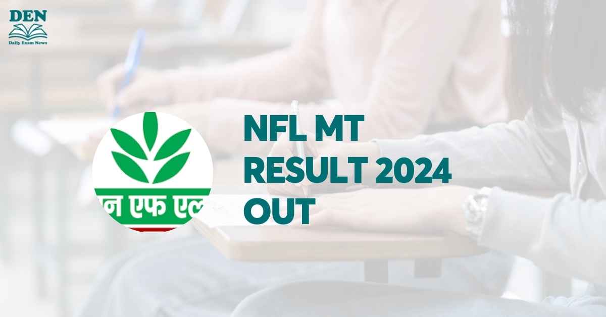 NFL MT Result 2024 Out: Download Here!